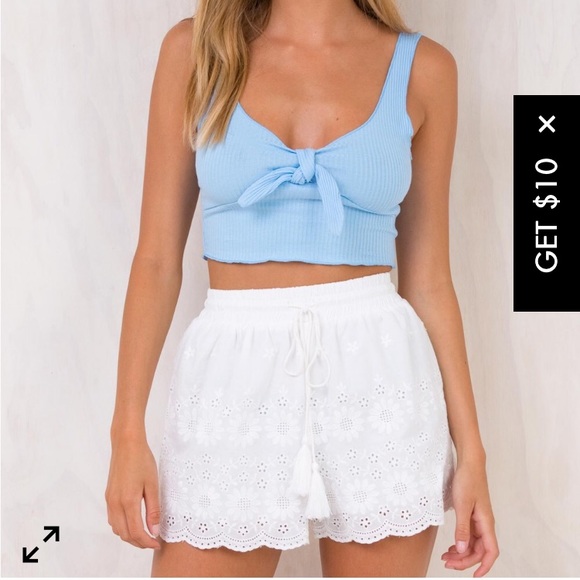 Princess Polly Pants - Princess Polly White Shorts